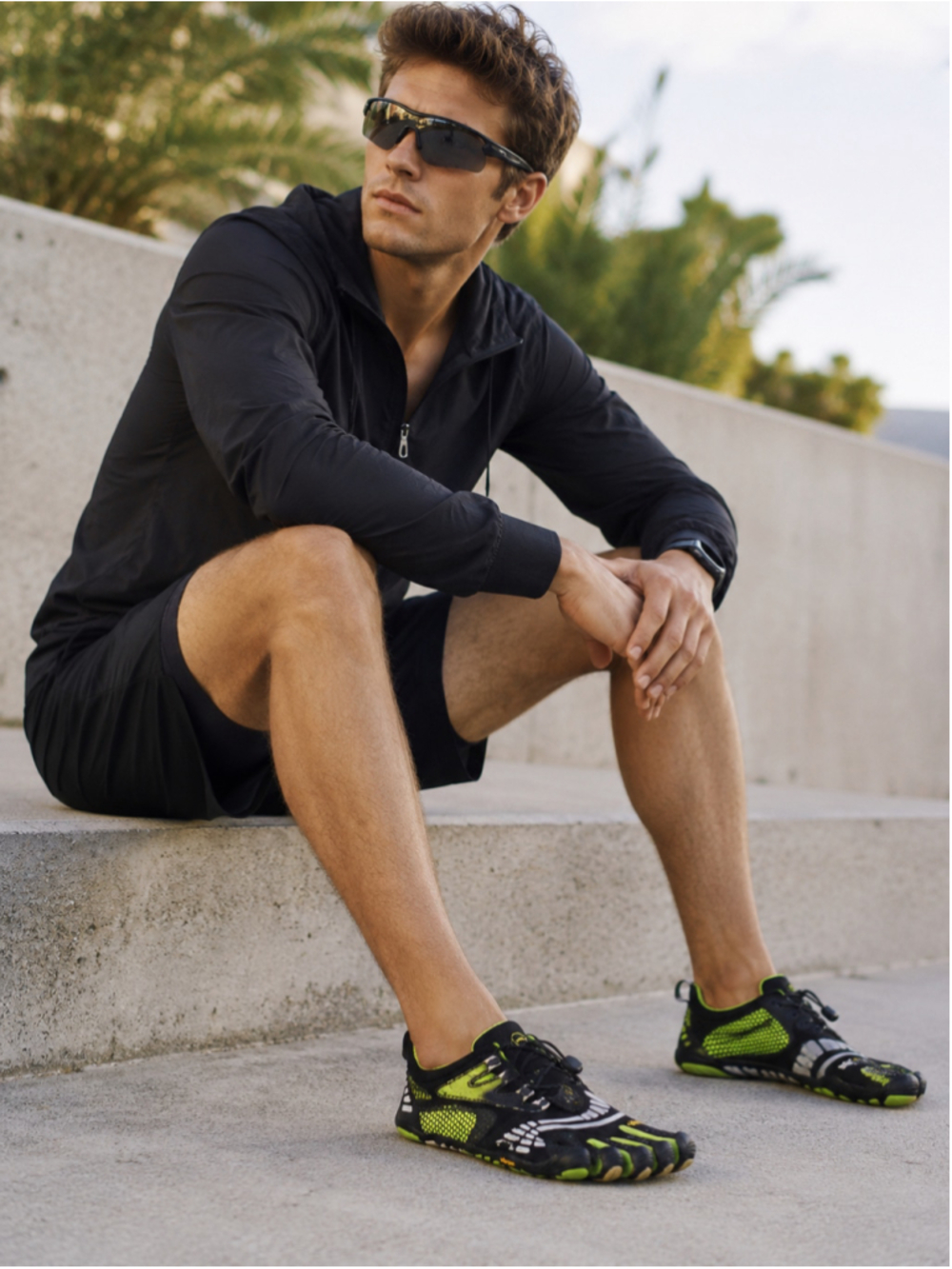 Vibram FiveFingers Bikila LS Men 11 Barefoot Running Gorpcore Y2K Black